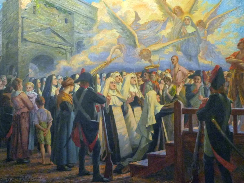 1861-Marius Barthalot - La marche au supplice des trente-deux religieuses martyrisées à Orange en 1794